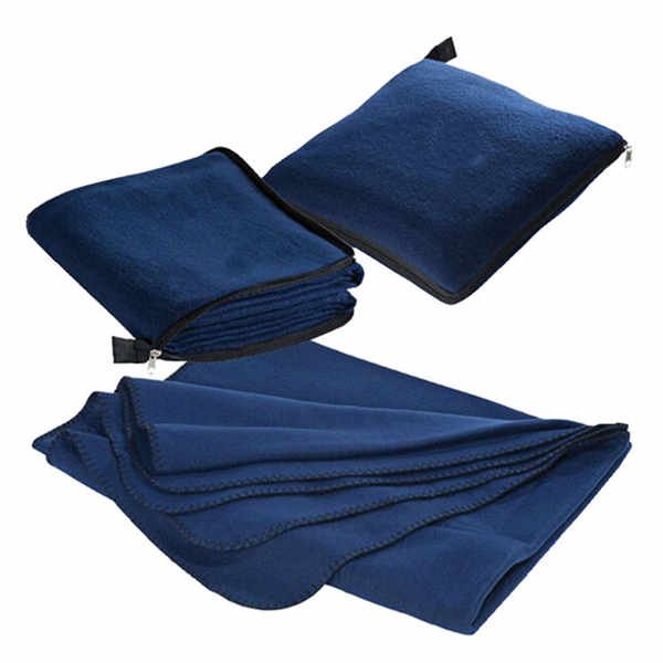 Custom Zip-up Travel Pillow Blanket - 图片 4