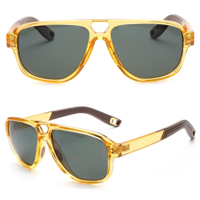 Trendy Gold Sunglasses - 图片 4