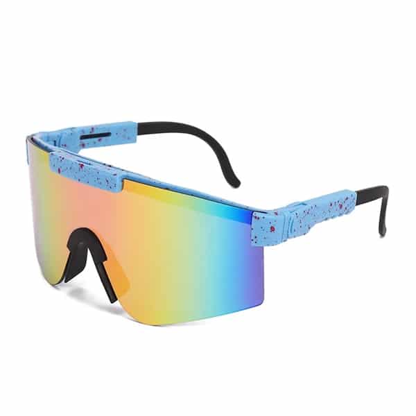 Colored cyclinSunglassesutdoor sports windproof - 图片 4