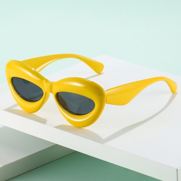 Multi-coloured Love Bubble Quirky Sunglasses - 图片 4