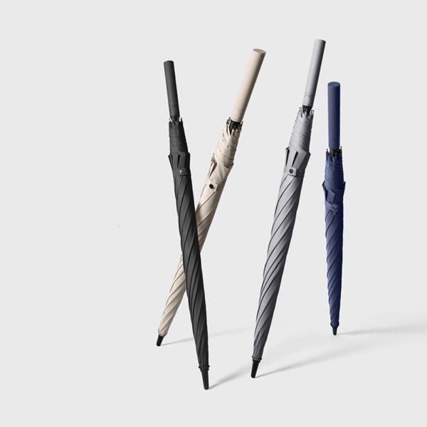 Auto Open & Close Large Size Umbrella With Logo - 图片 4