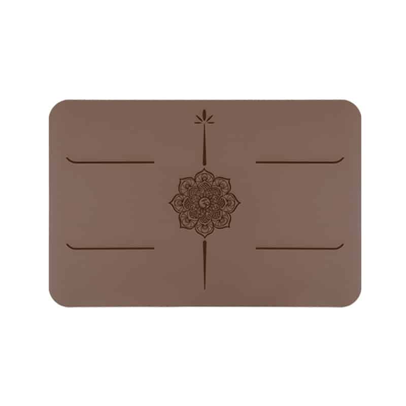 Mini PU Natural Rubber Anti-Slip Inversion Yoga Mat - 图片 4