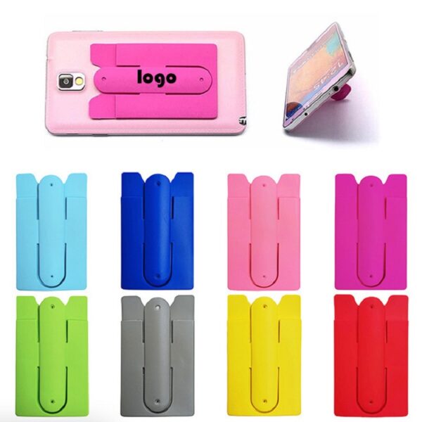 Two Function Silicone Stand With Smart Wallet - 图片 4