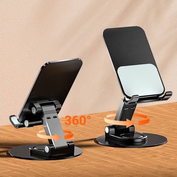 Multicolor Industrial Style Metal Rotatable Retractable Phone Holder - 图片 4