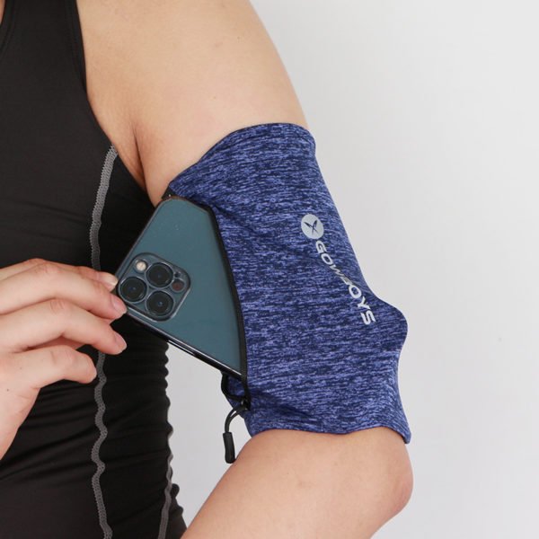 Stretch Ice Silk Phone Armband for Sports - 图片 4