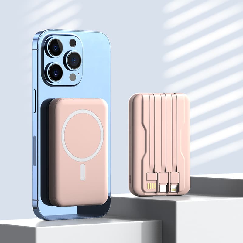 Mini Magnetic Power Bank 10000Mah Fast Wireless Charger - 图片 4