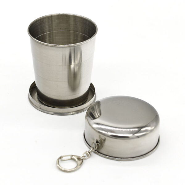 Stainless Steel Foldable Mini Water Bottle - 图片 4