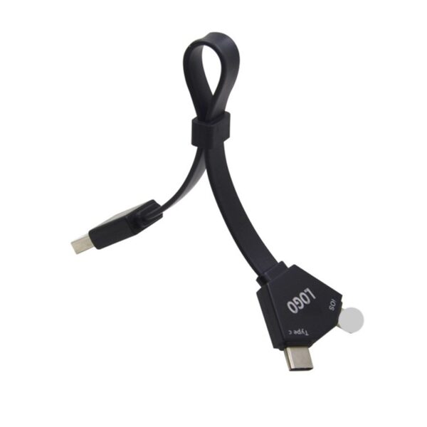Illuminated 3-in-1 Keychain Charging Cable - 图片 4