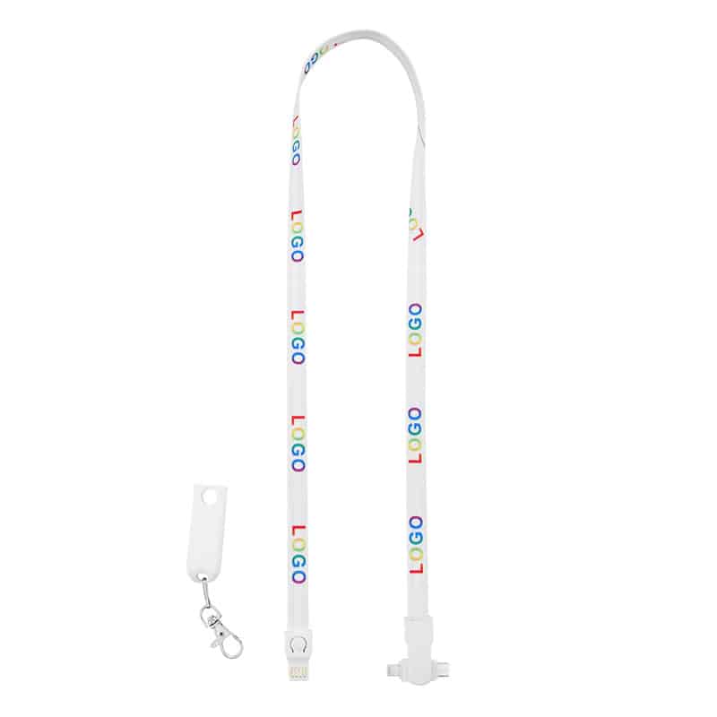 Nylon Lanyard 3-in-1 Charging Cable - 图片 4