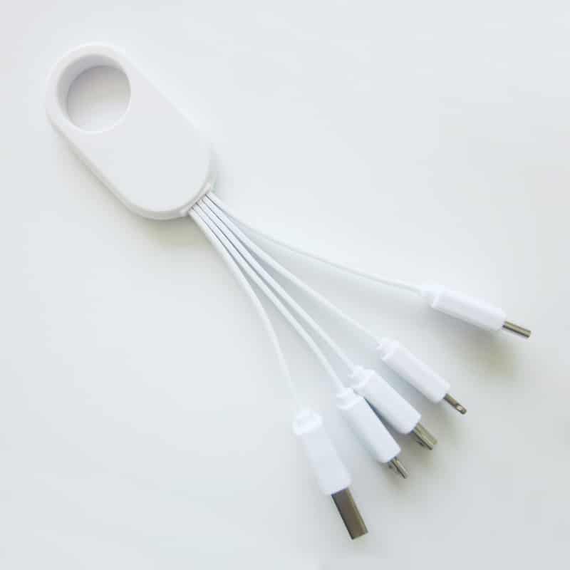 Colorful Spaghetti 5-in-1 Charging Cable - 图片 4