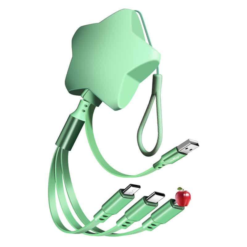 Lucky Star Retractable Storage Charging Cable - 图片 4