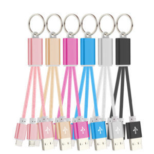 Custom LED Luminous Logo with Keychain Charging Cable - 图片 4