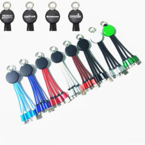 Stretchable 3 in 1 Fast Charging Cable Custom Logo - 图片 4