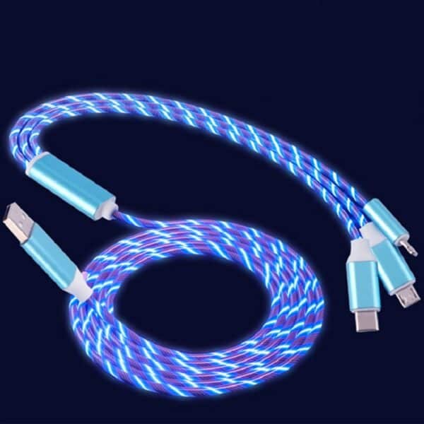 Gift Light Emitting 3-in-1 Charging Cable - 图片 4