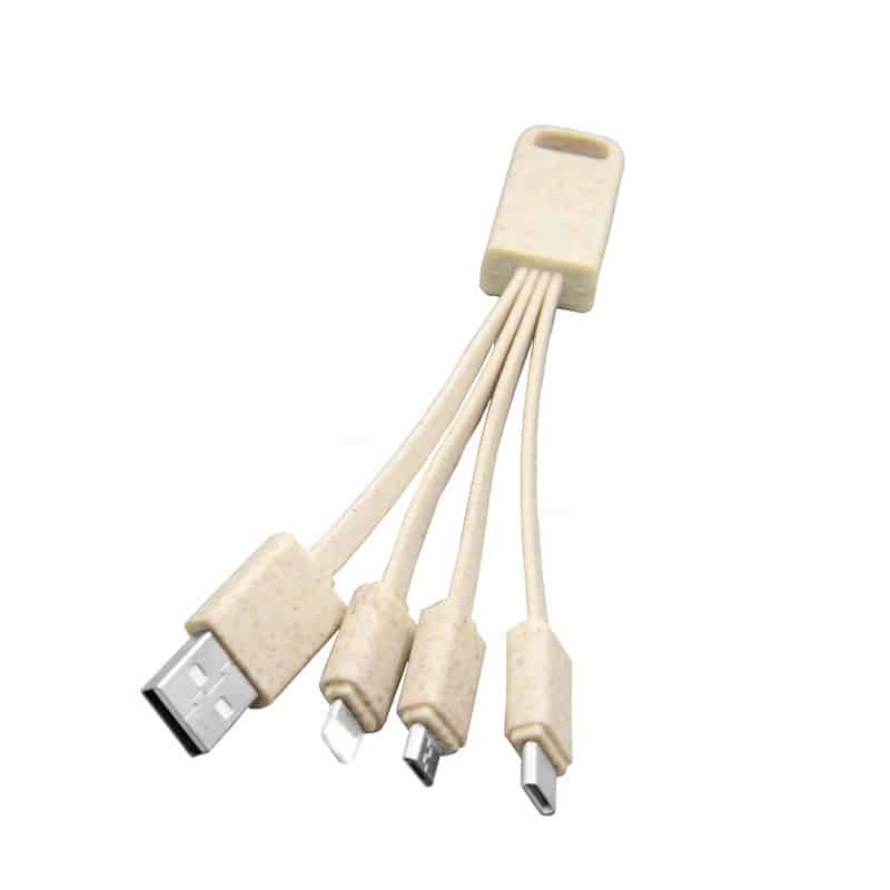 Dual-Port Beaded Charging Cable - 图片 4