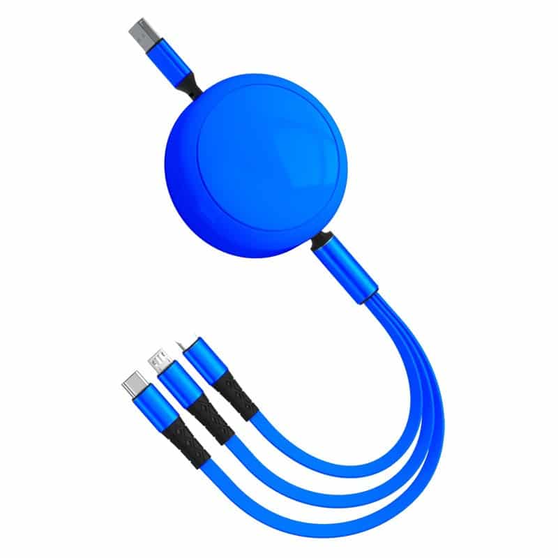 Super Fast 100W Retractable Custom 4-in-i Charging Cable - 图片 4