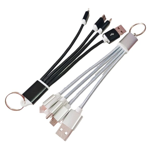 Promotion Nylon Braided 4-in-1 Charging Cable - 图片 4