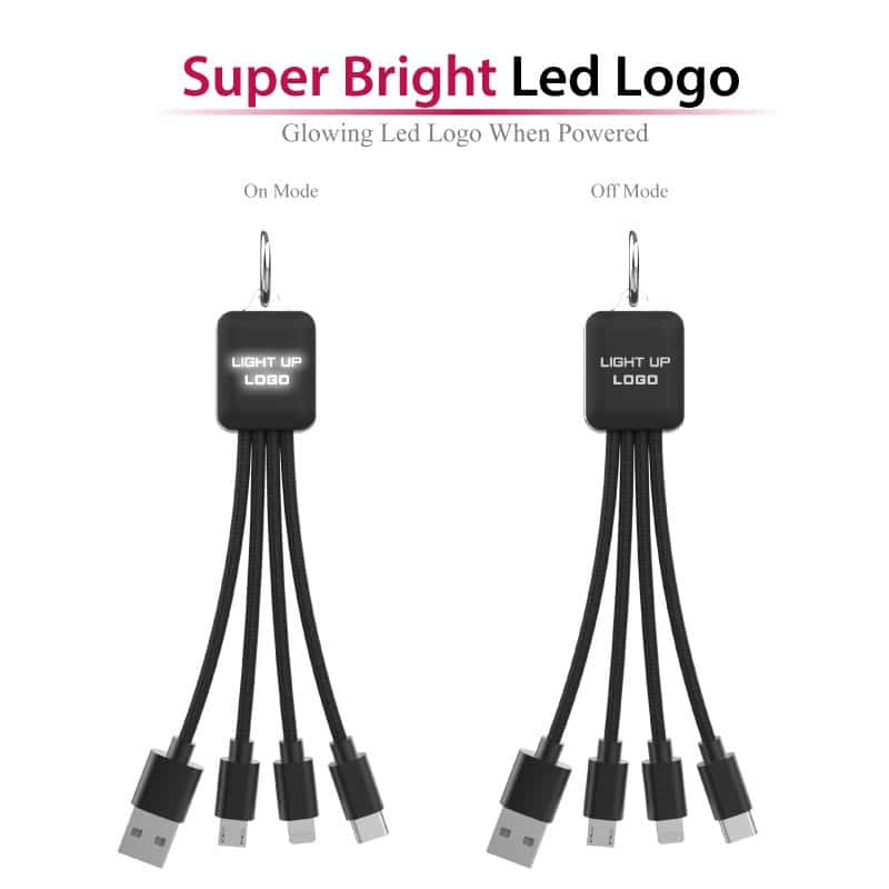 Luminous LED USB Cable Charging Wire Phone Data - 图片 4
