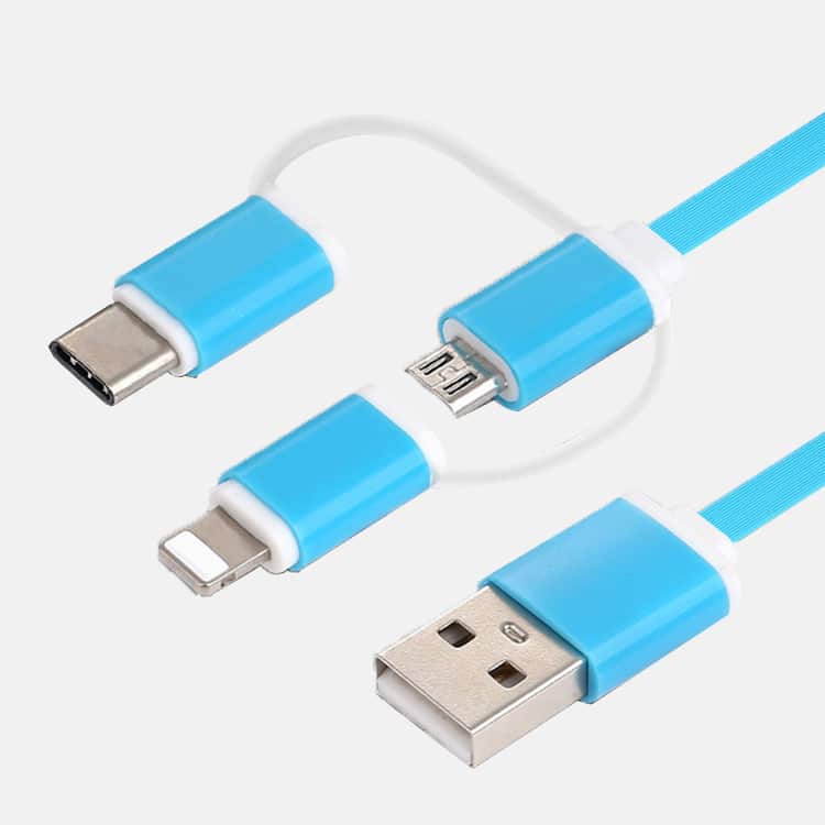 Mini Retractable 3-in-1 Multi-Function USB Charging Cable - 图片 4