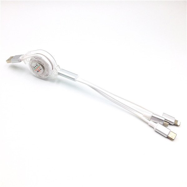 3 in 1 Retractable USB Charging Cable - Image 4