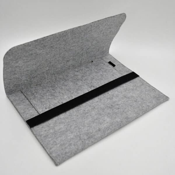 Felt Fabric Strap Large Size Laptop Sleeve - Image 4