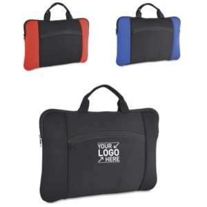 Felt Fabric Lock Button Laptop Sleeve - Image 4