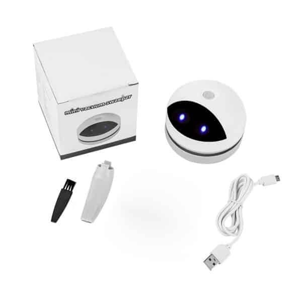 Mini Handheld Round Desktop Vacuum Cleaner - Image 4