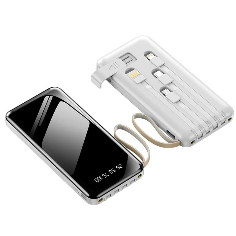 Portable Fast Charging 10000mAh Power Bank with Lanyard - 图片 4