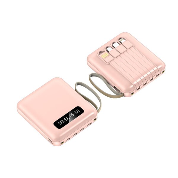 Digital Display Lanyard 5000mAh Portable Power Bank - 图片 4
