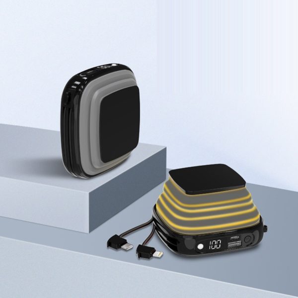 Night Light High Capacity Self-Corded Power Bank 10,000mAh - 图片 4