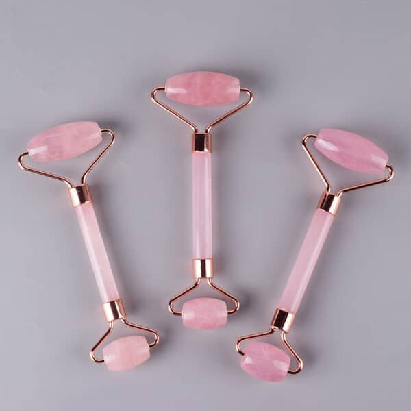 New Customized Pink Crystal Roller Massager - 图片 4