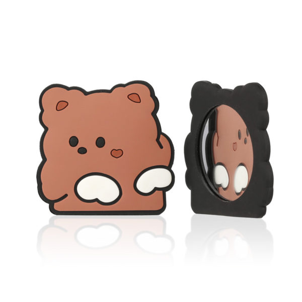 Custom Portable Silicone Mirror of Cartoon Character Shape - 图片 4