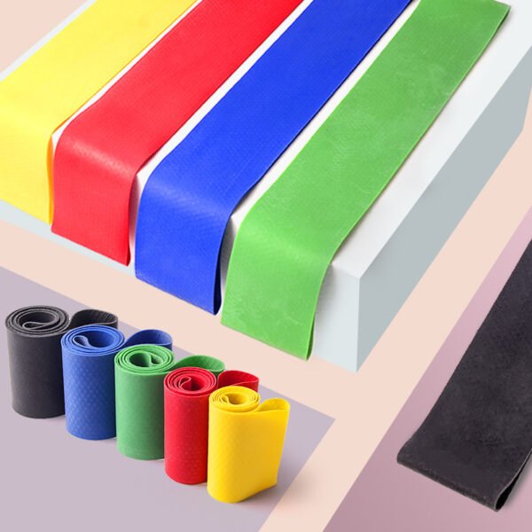 Latex Custom Logo Yoga Rubber Bands - 图片 4