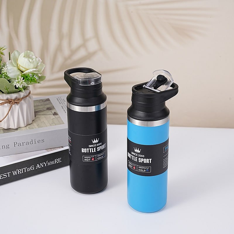 Stainless Steel Hand-held Thermos Bottle - 图片 4