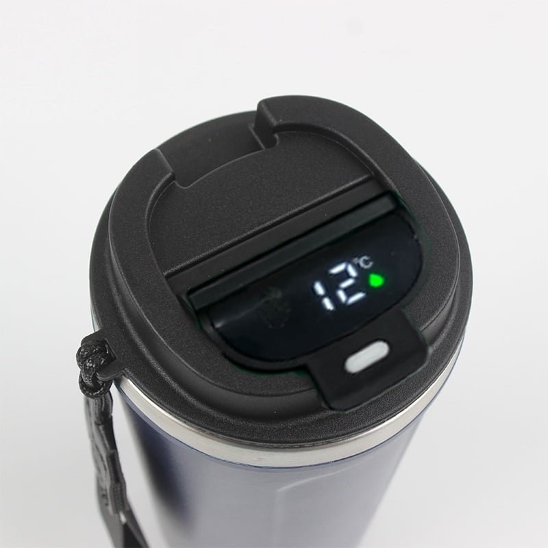 Digital Display Non-Tip Insulated Cup - Image 4