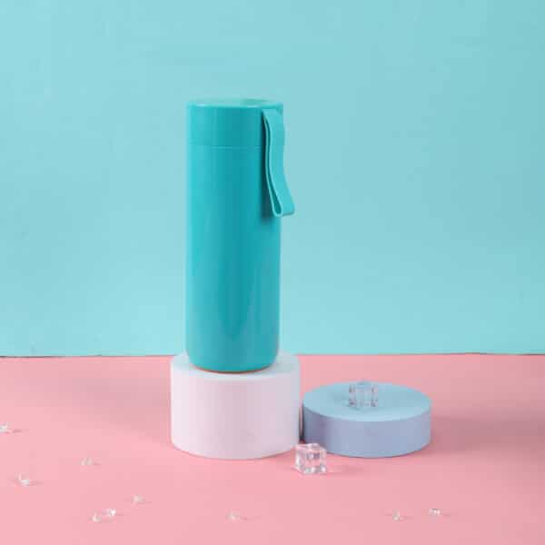 Simple Stainless Steel Suction Base Non-Tip Thermos - 图片 4