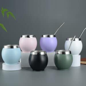 Stainless Steel Tumbler with Silicone Carrying Strap - 图片 4