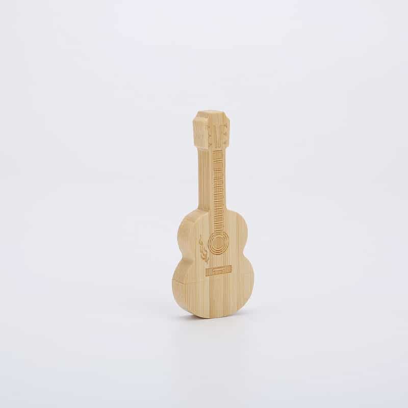 Wooden Guitar USB Flash Drive with Logo - 图片 4