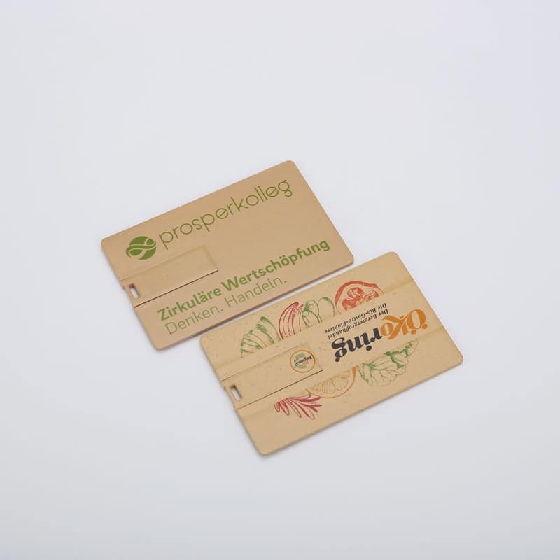 Biodegradable Card USB Flash Drive - 图片 4