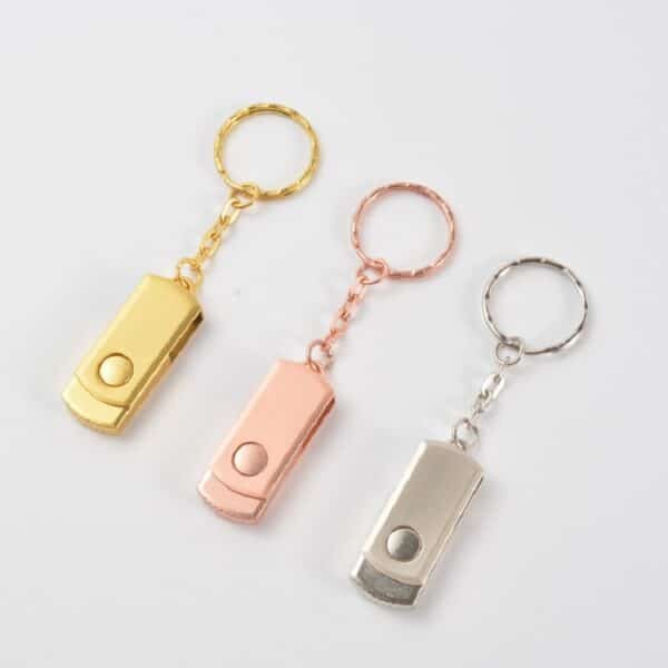 Swivel Metal USB Flash Drive - 图片 4