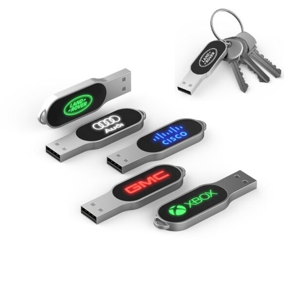 LED Illuminated USB Flash Drive-8GB - 图片 4