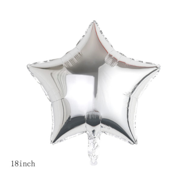 Multicolor Star Shaped 18 inches Aluminum Foil Balloon - 图片 4