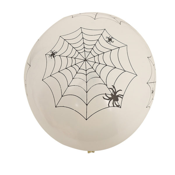 Off White 12 inches Halloween Bat Balloons Ghost Balloons for Party - 图片 4