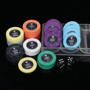 Full Color Ceramic Poker Chip with Logo - 图片 4