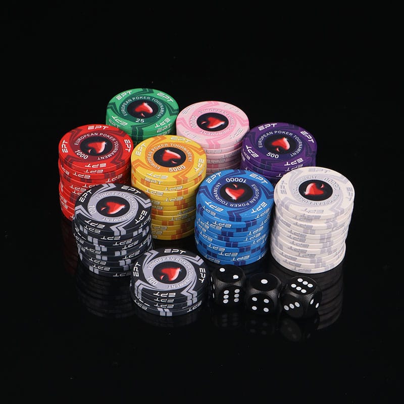 Customized EPT Style Ceramic Poker Chip - 图片 4