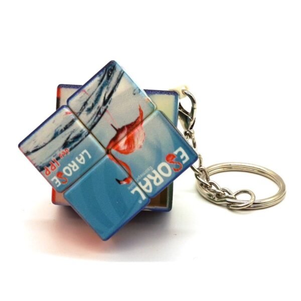 Mini Cube Puzzle With Keychain - Image 4