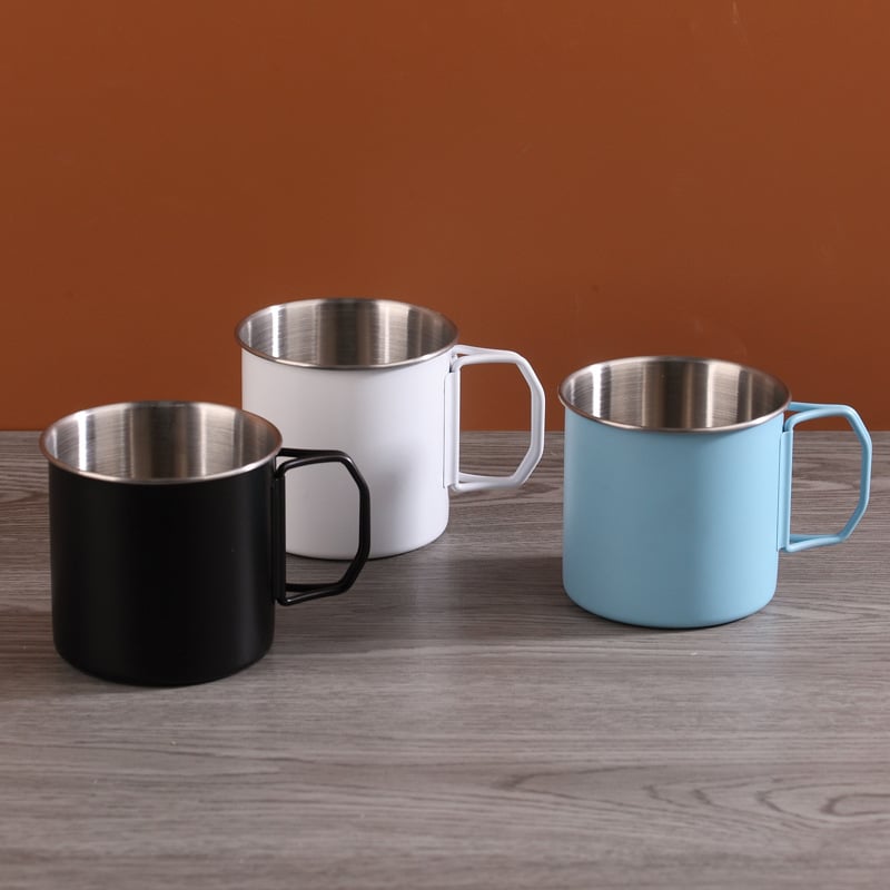 Stainless Steel Folding Handle Camping Cup - 图片 4