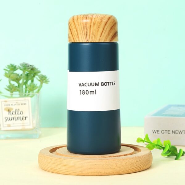 Woodgrain Mini Portable Insulated Bottle 6OZ - 图片 4