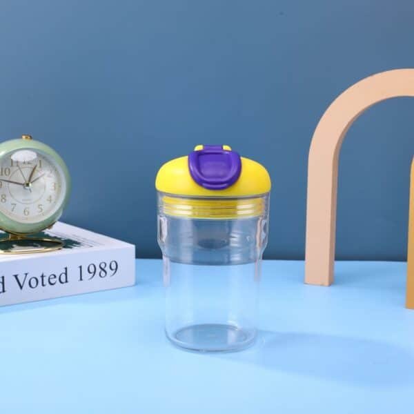 Fitness Shaking Cup Portable 15oz Sports Water Bottle - 图片 4