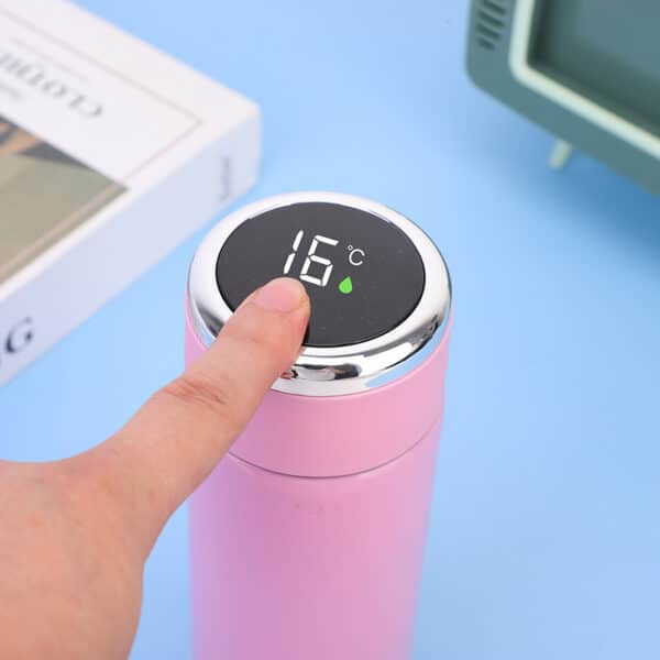 Intelligent Temperature 304 Stainless Steel Insulated Bottle 14OZ - 图片 4
